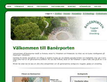 Tablet Screenshot of banerporten.se